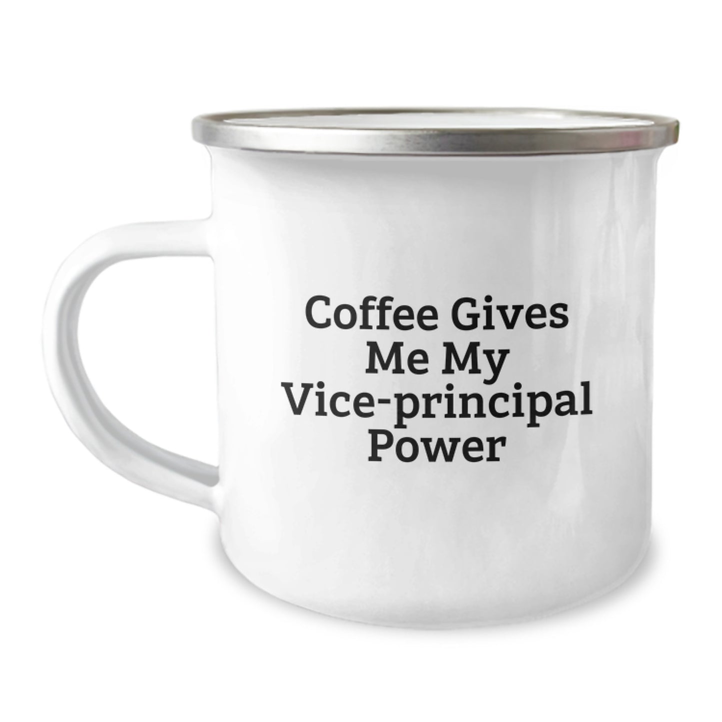 Funny Vice-principal Gifts for Men, Women, Family - Coffee Gives Me Power Camping Mug, Graduation Unique Gifts from Friends - Image 1