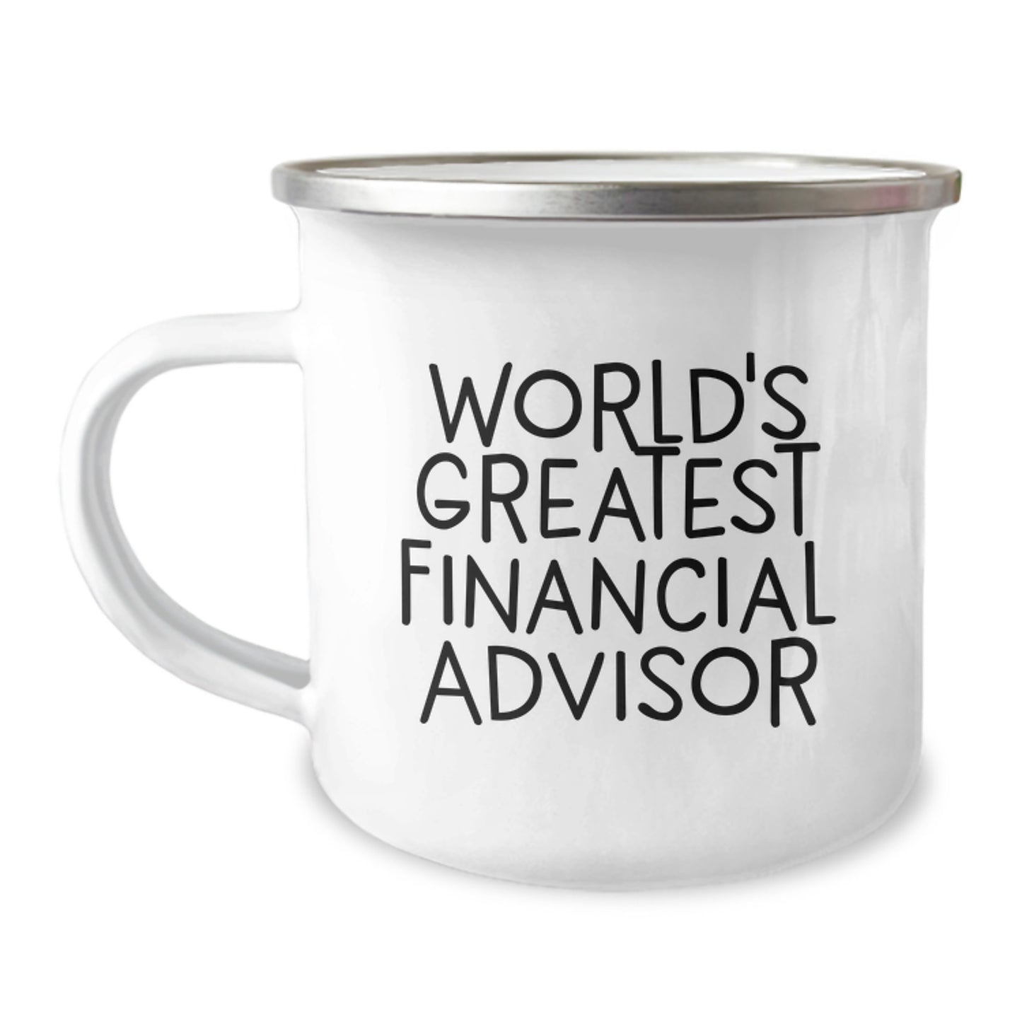 Premium Financial Advisor Keepsake Camping Mug for Him Birthday Gift - Image 1