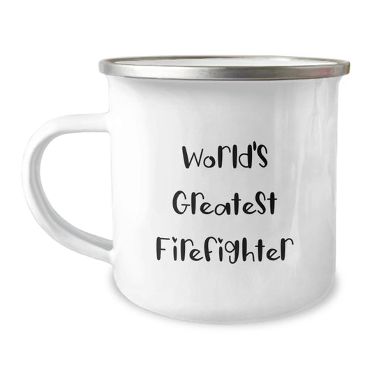 Firefighter Mug World's Greatest Firefighter Birthday Gift for Him - Image 1