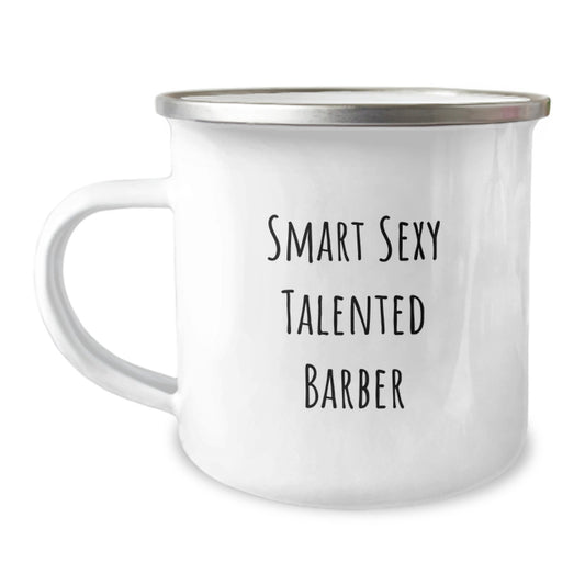 Graduation Unique Gifts for Smart Sexy Talented Barber Friends - Funny Camping Mug Gifts from Men - Image 1