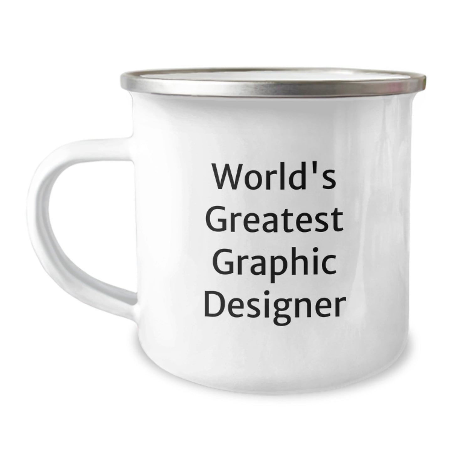 World's Greatest Graphic Designer Camping Mug for Him Birthday Gift - Image 1
