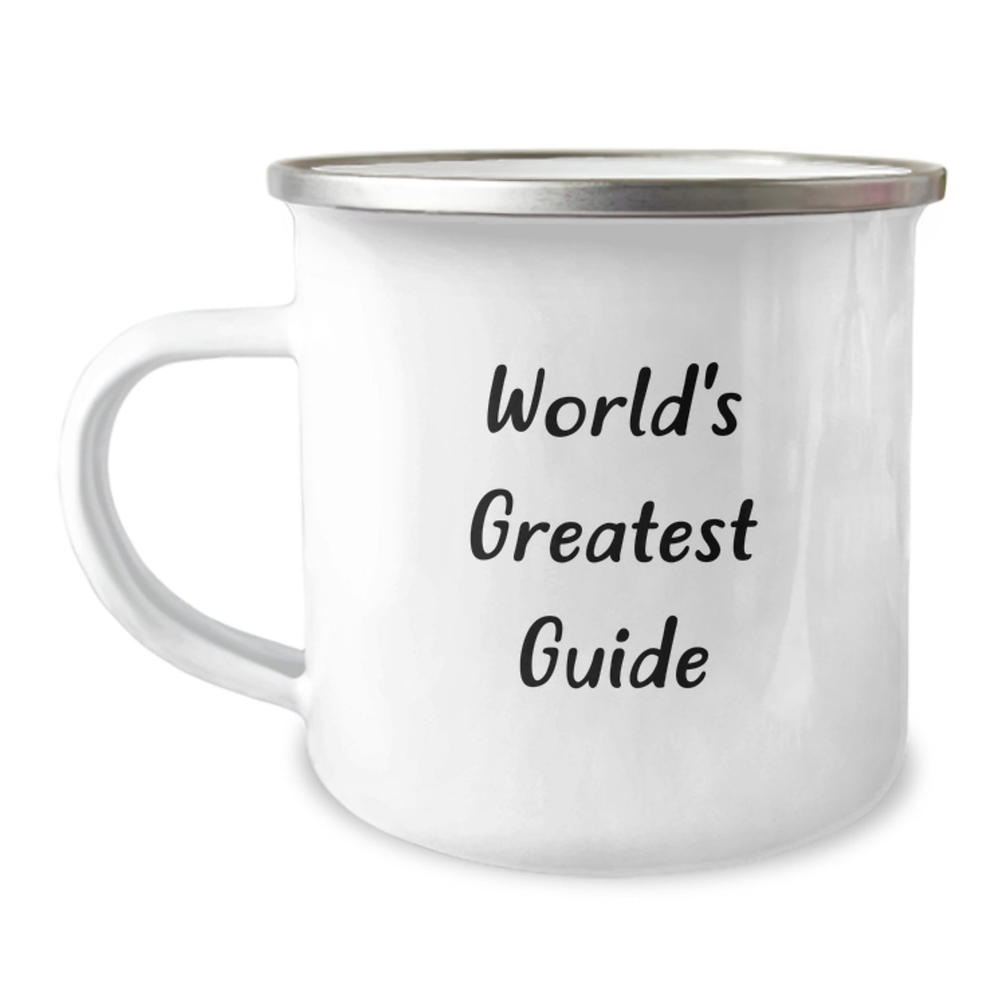 Funny Guide Gifts from Friends to Guide Graduation Unique Gifts, World's Greatest Guide Camping Mug, Funny Graduation Gifts for Guide Men - Image 1