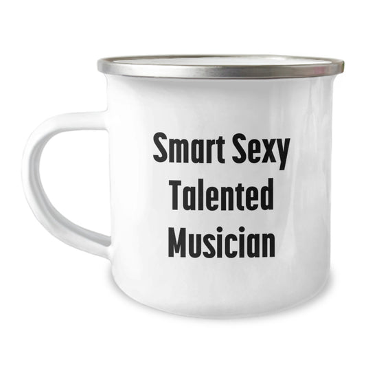 Funny Musician Gifts from Friends and Family - Birthday Unique Camping Mugs for Musicians - Smart Sexy Talented Musician - Image 1