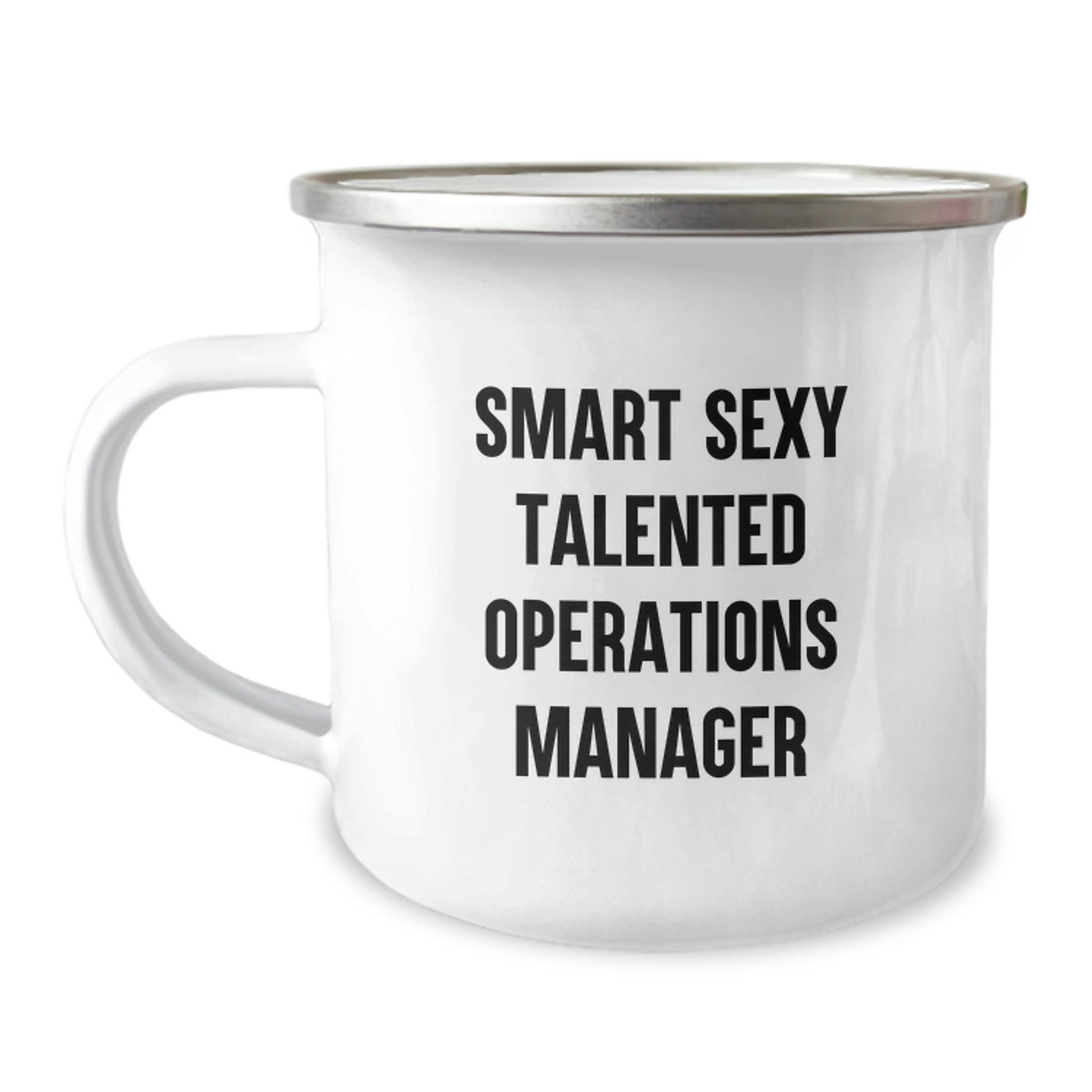 Funny Quote Coffee Mug for Operations Manager Valentine's Gifts from Friends, Unique Valentine's Unique Gifts for Operations Manager, Smart Sexy Talented Operations Manager Camping Mug - Image 1