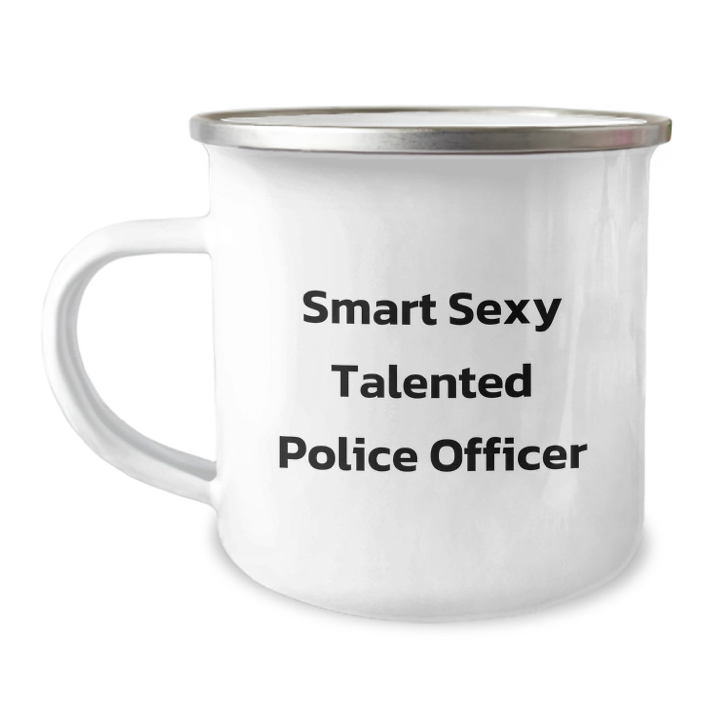 Funny Police Officer Gifts for Men, Smart Sexy Talented Coffee Mug, Birthday Unique Present from Friends to Family Members - Image 1