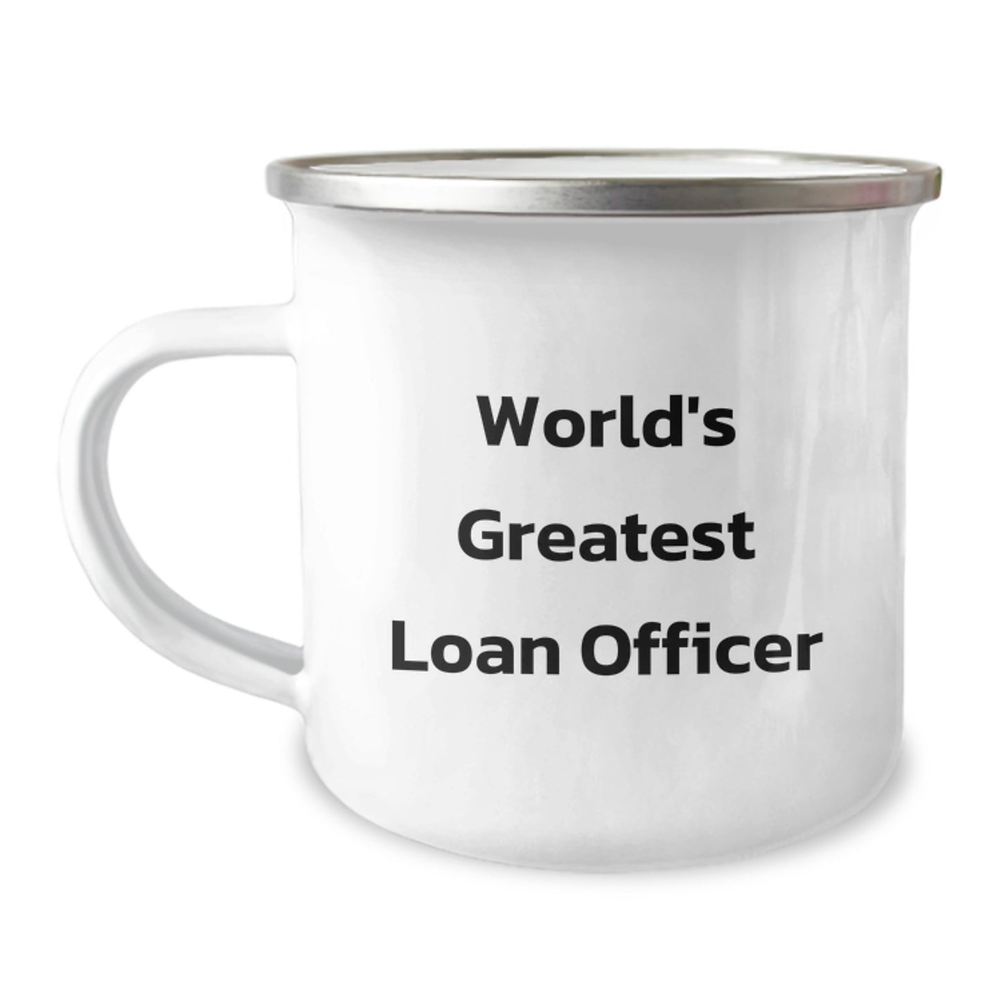 Funny Loan Officer Gifts from Men, World's Greatest Loan Officer Camping Mug for Women, Perfect Graduation Unique Gifts for Loan Officers - Image 1