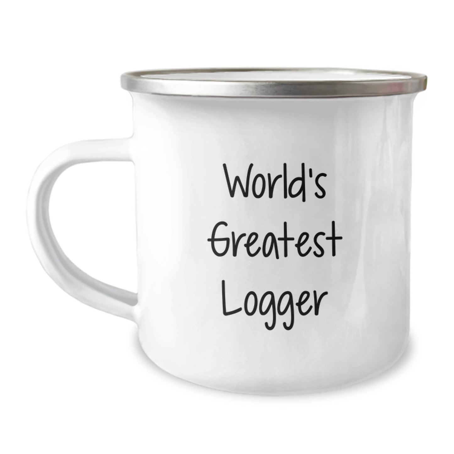 Logger Keepsake Camping Mug for Him Birthday Gift Premium Unbreakable - Image 1