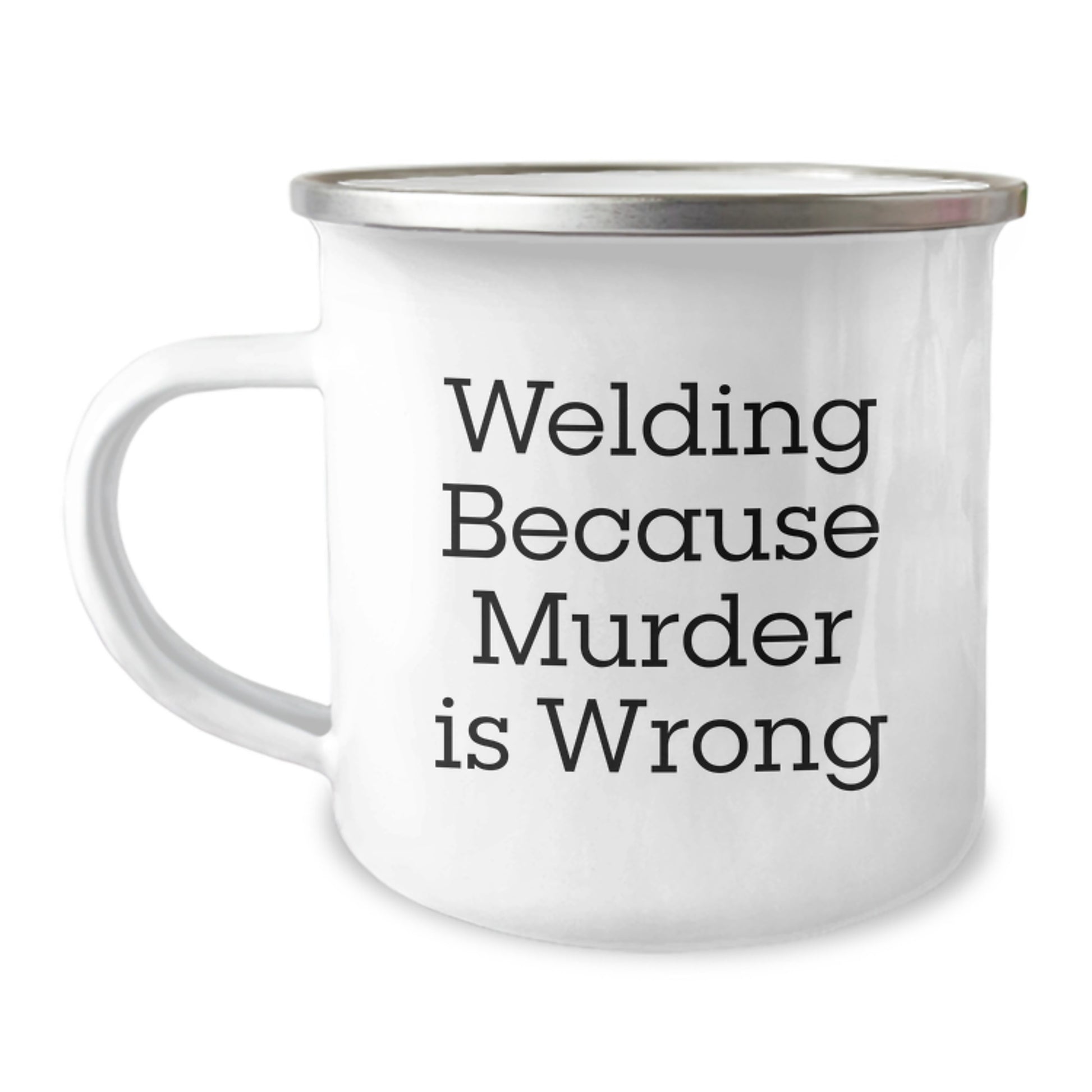 Cute Funny Welding Gifts for Men from Family - Valentine's Unique Welding Mugs - Funny Welding Quote Camping Mug - Image 1