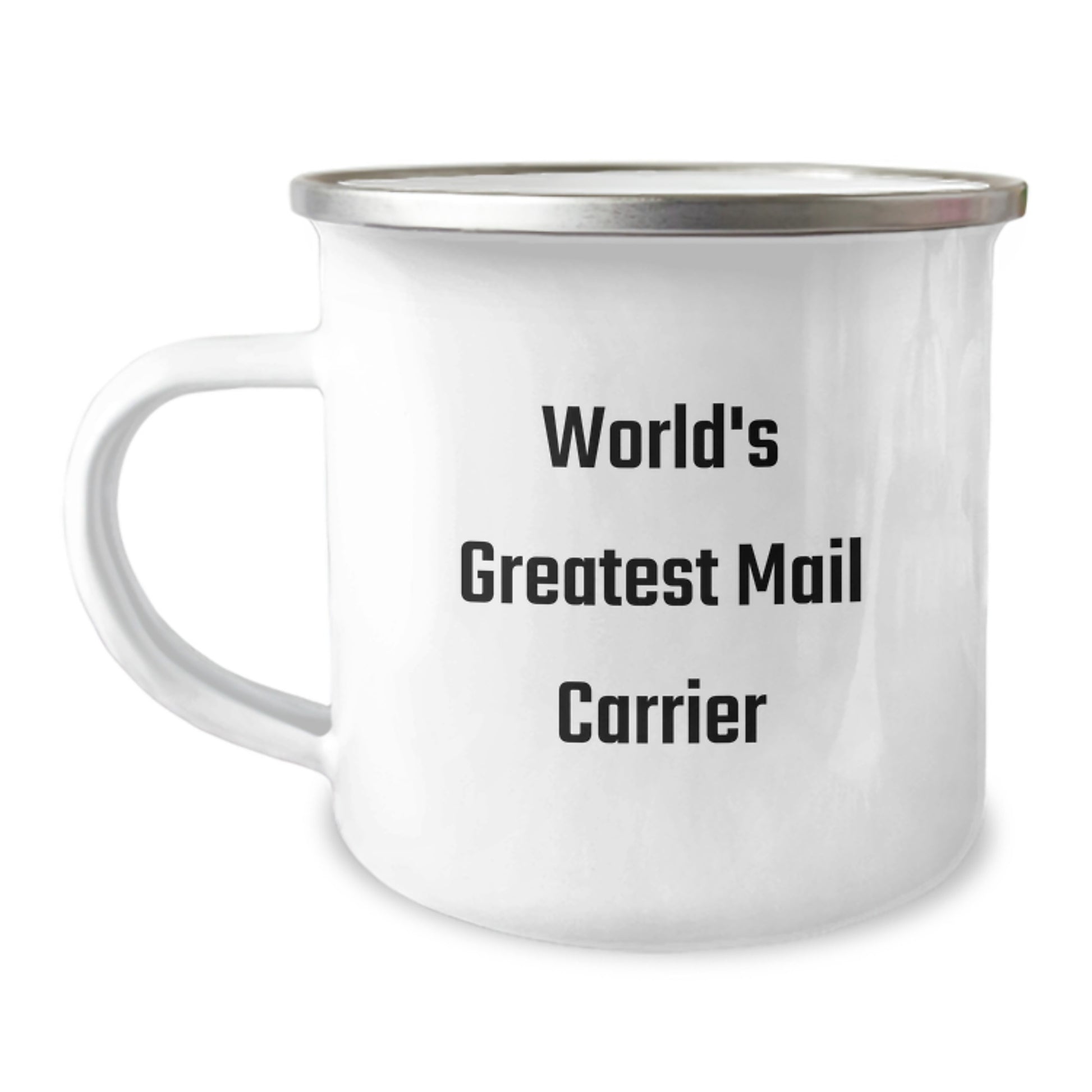 Funny Mail Carrier Gifts from Friends - World's Greatest Mail Carrier Camping Mug for Graduation Unique Gifts - Image 1