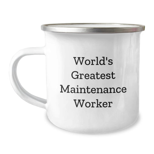 Christmas Gift for Him - World's Greatest Maintenance Worker Present - Image 1