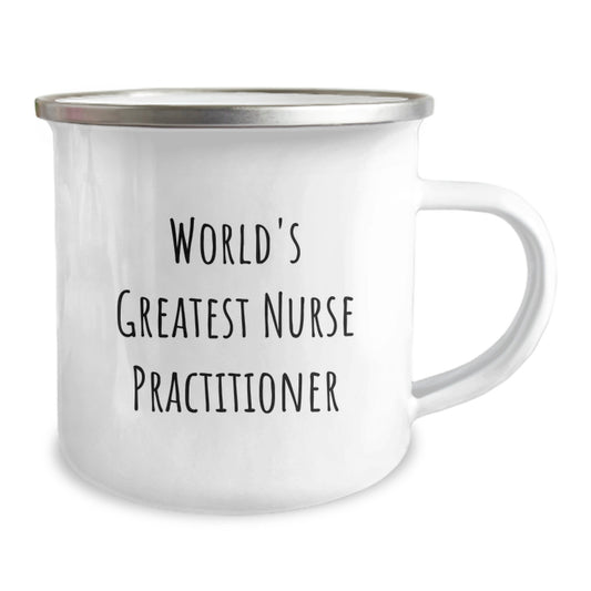 Nurse Practitioner Premium Keepsake Camping Mug for Him Birthday Gift - Image 2