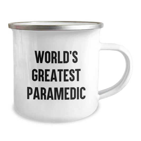 Funny World's Greatest Rescue Worker Gifts from Mom for Rescue Worker Men on Mother's Day Camping Mug - Image 2