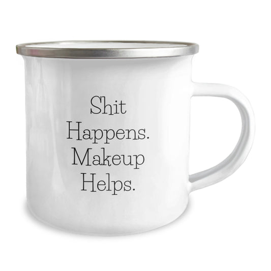 Gifts from Family Friends for Makeup Lovers Funny Graduation Unique Gifts Stainless Steel Camping Mug - Image 2
