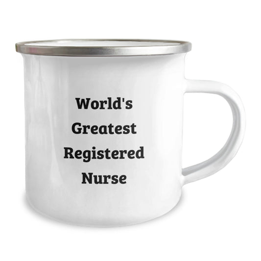 Gifts from Friends and Family for World's Greatest Registered Nurse Graduation Unique Mug - Image 2