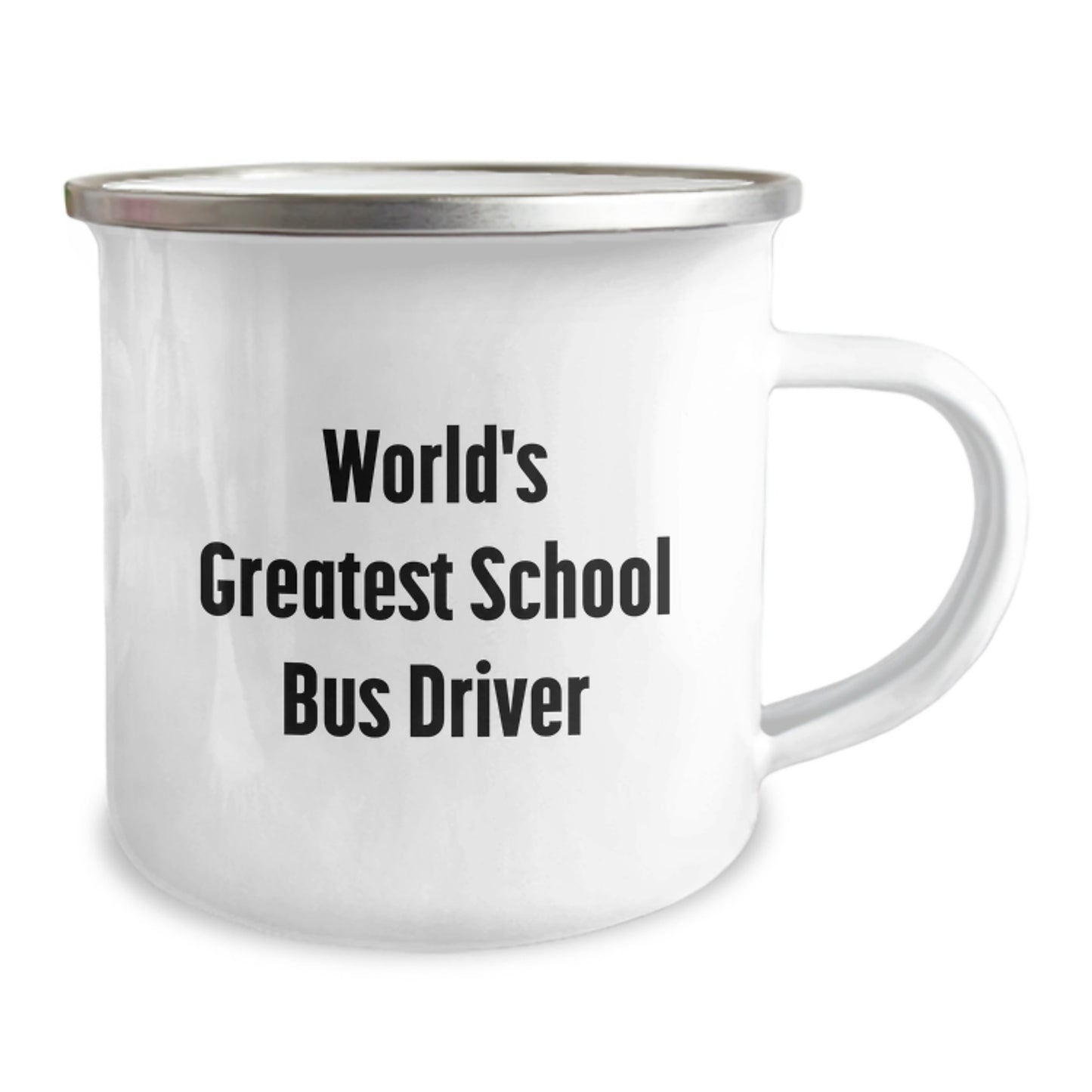School Bus Driver Camping Mug Idea for Coworkers Birthday Gift - Image 2