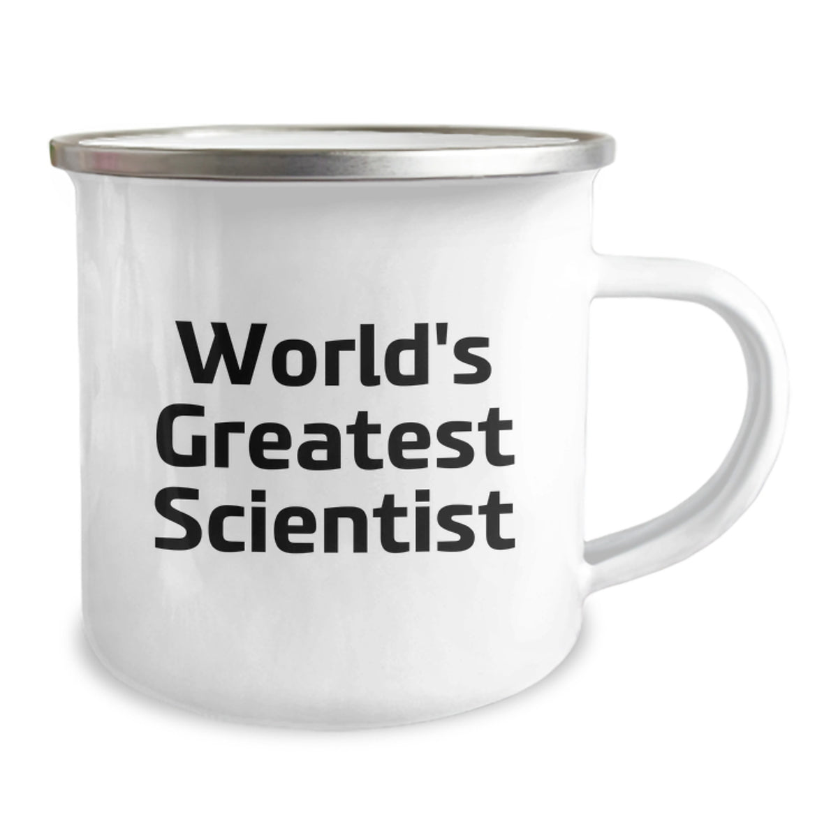 Scientist Gift for Him - World's Greatest Scientist Keepsake Camping Mug - Image 2