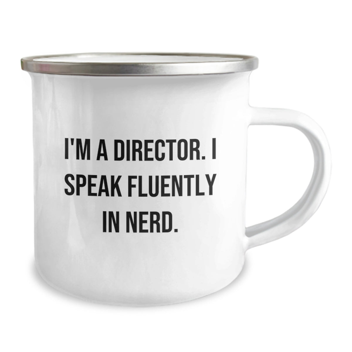 Funny Director Gifts from Friends, Birthday Unique Gifts for Director, Director Camping Mug I'm A Director. I Speak Fluently In genius. - Image 2