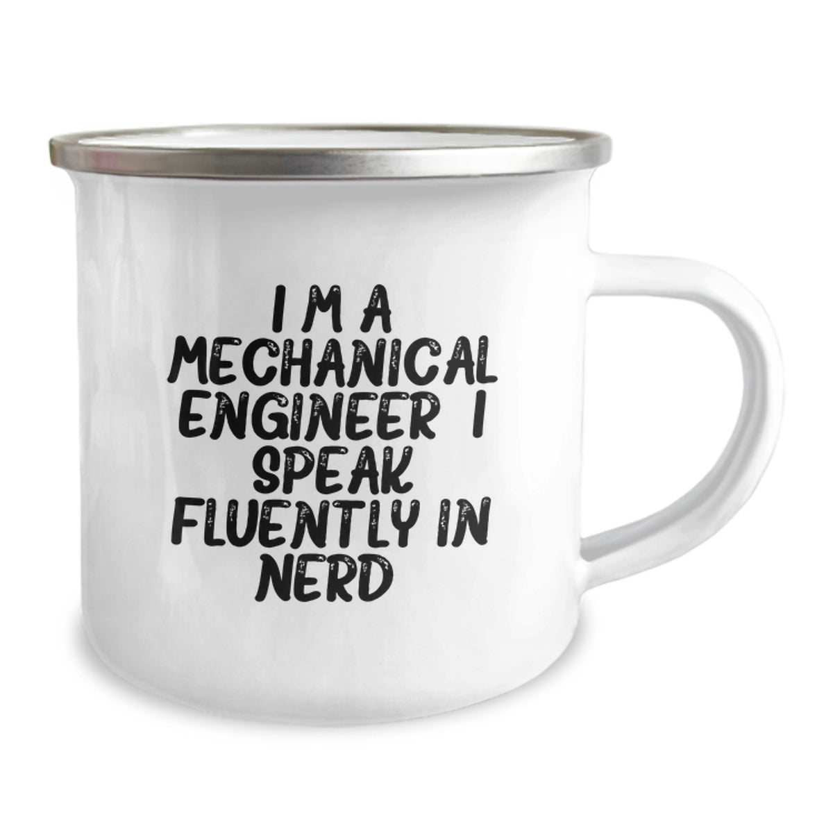 Gifts from Engineer Friends to Mechanical Engineer Men Birthday Unique Gifts, Funny Mechanical Engineer Quote, 12 oz Stainless Steel Camping Mug - I Speak Fluently In genius. - Image 2