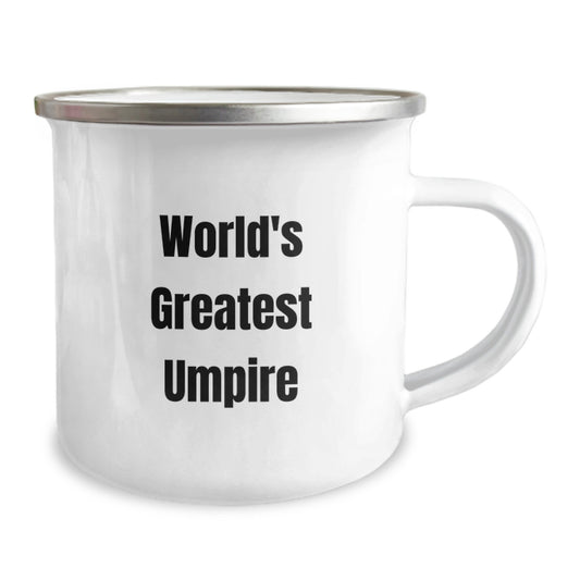 Funny Umpire Gifts for Men, Unique World's Greatest Umpire Camping Mug, Funny Graduation Gifts from Friends - Image 2