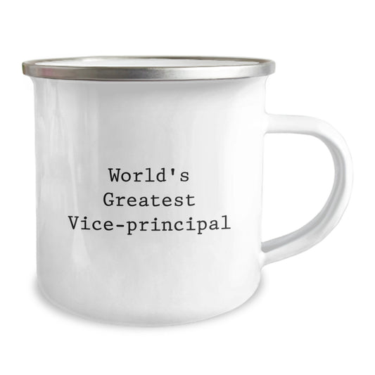 Funny Vice-Principal Gifts, World's Greatest Vice-Principal Quote, Camping Mug for Men, Unique Father's Day Unique Gifts from Family - Image 2