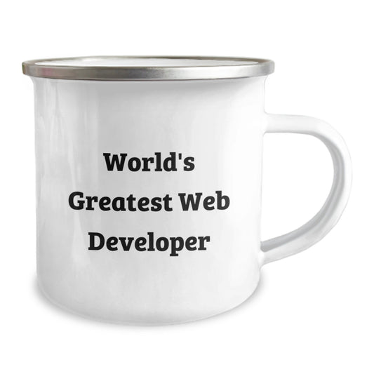 Funny World's Greatest Web Developer Gifts for Dad - Camping Mug for Web Developer Enthusiasts - Father's Day Unique Presents from Husband - Image 2