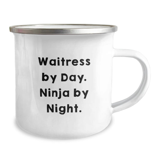 Waitress By Day Funny Camping Mug Gifts from Family to Graduation Unique for Women Friends - Image 2