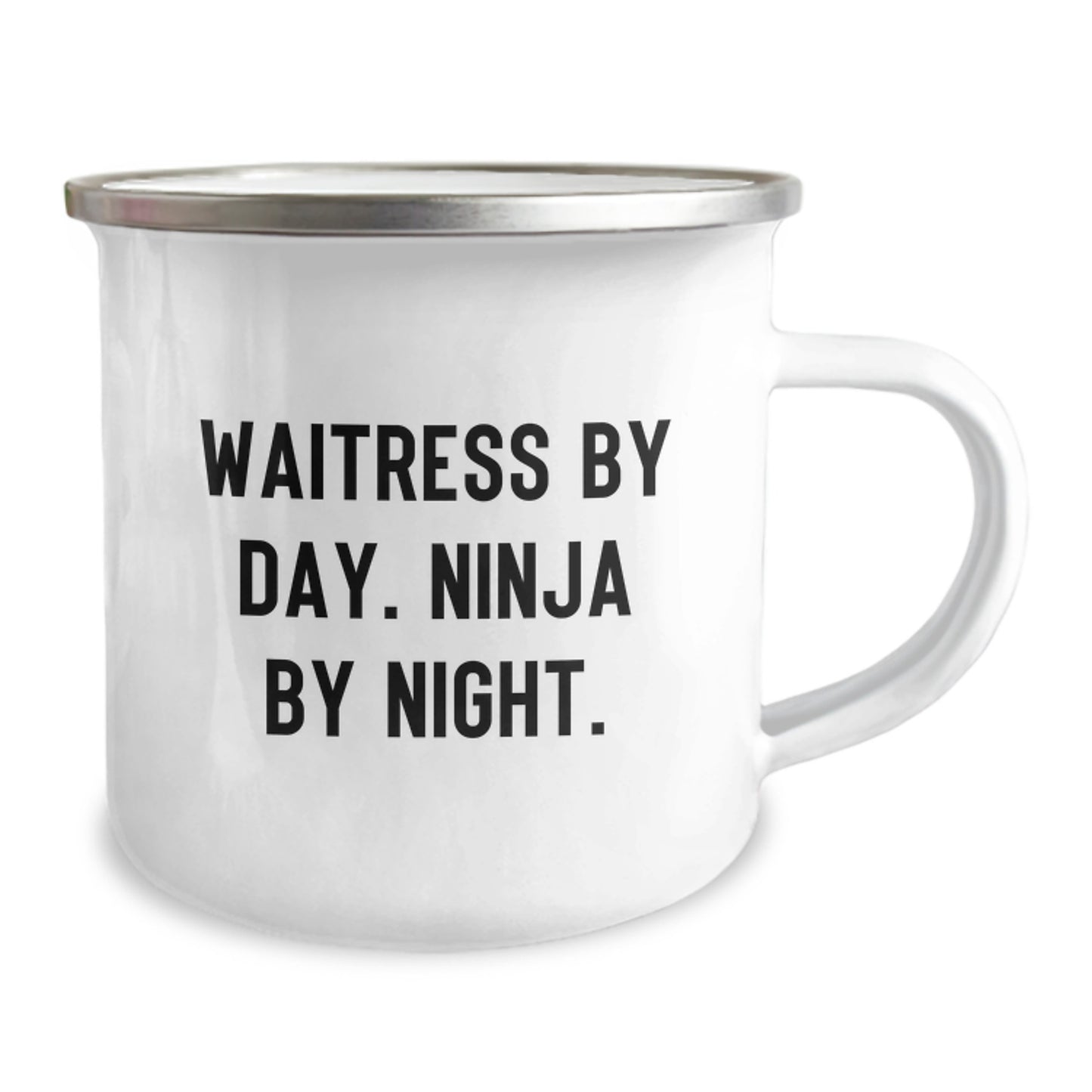 Waitress By Day Funny Camping Mug Gifts from Men for Waitress Graduation Unique - Image 2
