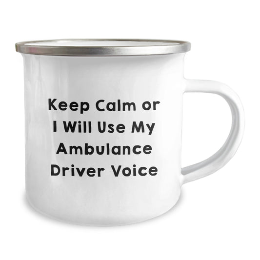Funny Ambulance Driver Gifts from Family, Ambulance Driver Camping Mug for Men, Unique Graduation Unique Gifts for Ambulance Driver Friends - Image 2