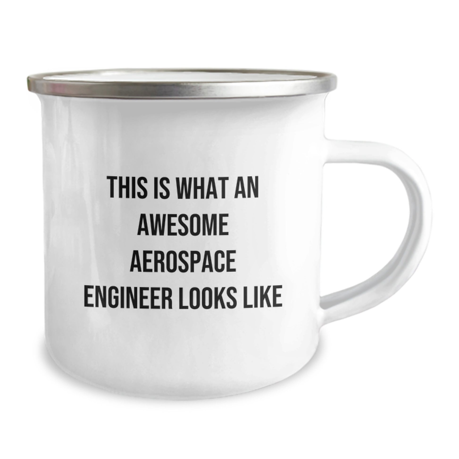Aerospace Engineer Graduation Gifts from Friends, This Is What An Awesome Aerospace Engineer Looks Like Camping Mug - Image 2