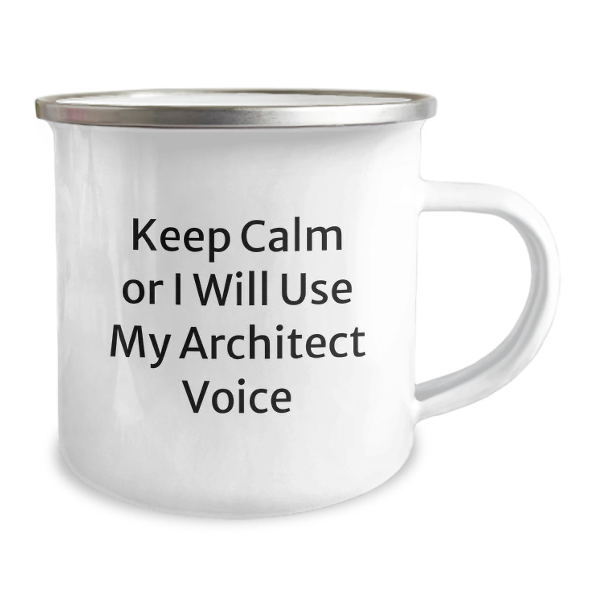 Witty Gift for Friends Keep Calm Or I Will Use My Architect Voice - Image 2