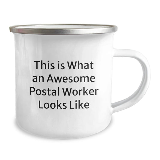 Funny Postal Worker Gifts for Postal Worker, Camping Mug for Graduation Unique Gifts from Family, Friends, Coworkers - Image 2