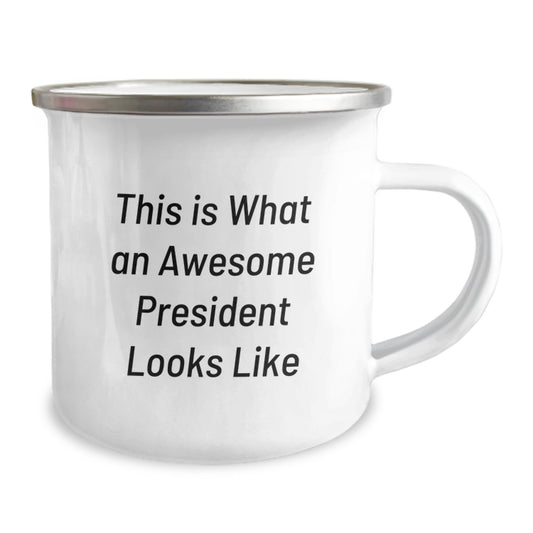 Funny President Gifts for Men President Camping Mug This Is What An Awesome President Looks Like Graduation Unique Gifts from Friends - Image 2