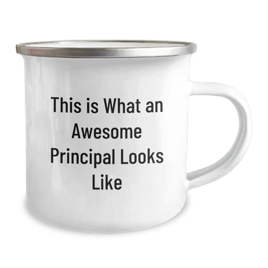 Funny Principal Gifts from Men to Principal - This Is What An Awesome Principal Looks Like Camping Mug, Unique Graduation Gifts for Principal - Image 2
