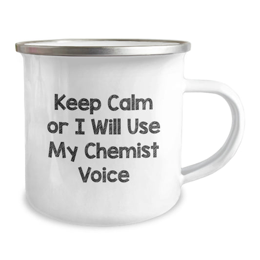 Chemist Gift for Him - Keep Calm Or I Will Use My Chemist Voice Camping - Image 2