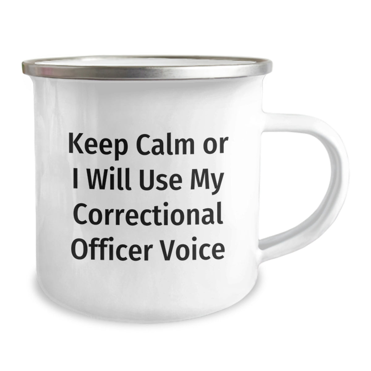 Correctional Officer Keepsake Gift for Him - Keep Calm Voice Quote - Image 2