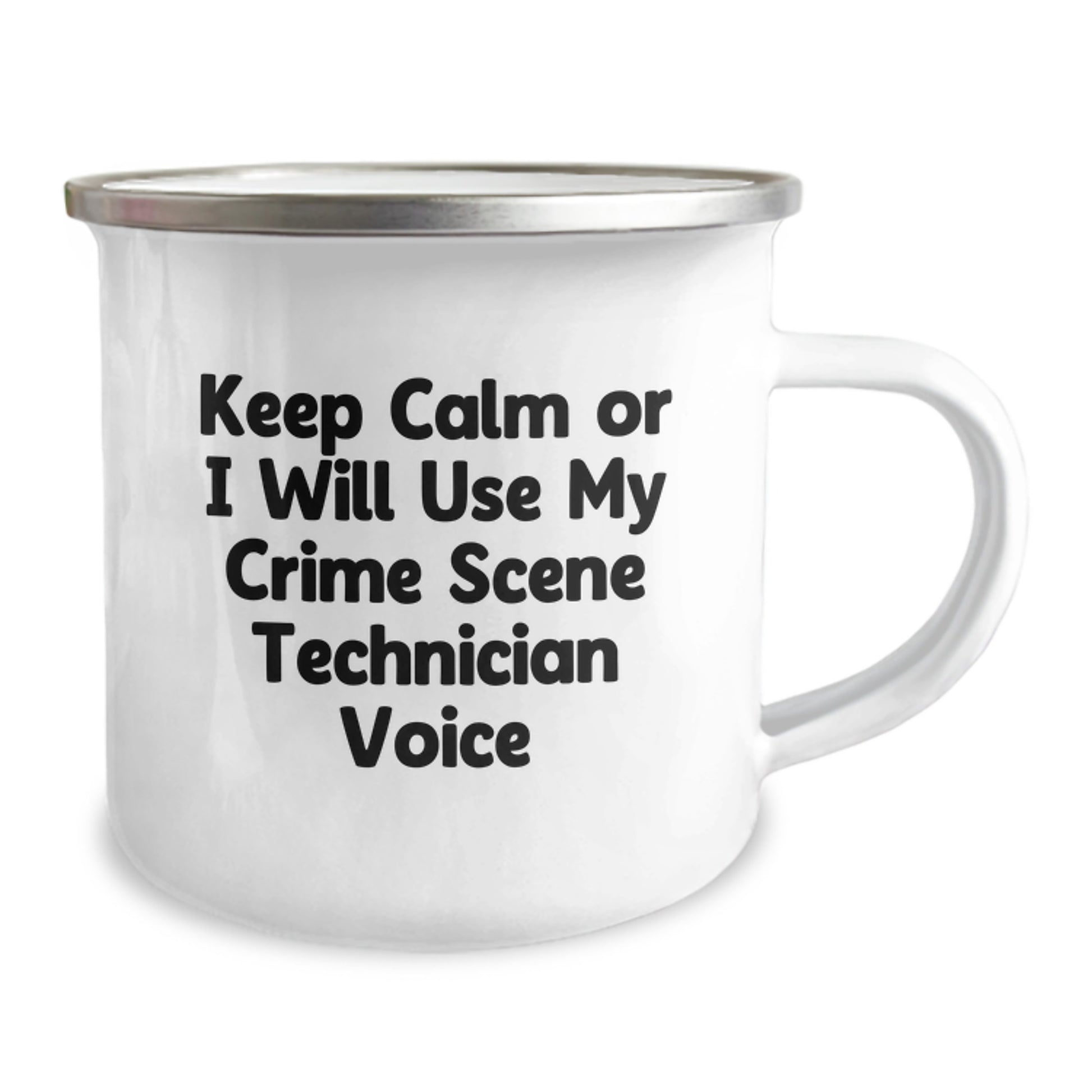Crime Scene Technician Keepsake Camping Mug for Him Birthday Gift - Image 2