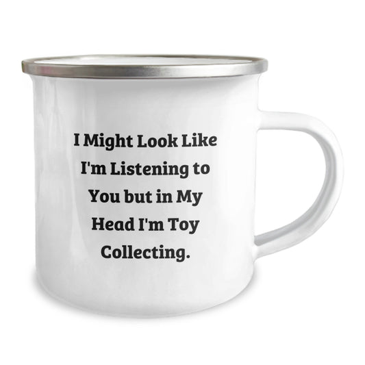 Funny Toy Collecting Gifts for Men - Toy Collecting Humor Mug for Graduation, Gifts from Friends or Family, Inspirational Quote for Enthusiasts, Unique Camping Mug - Image 2