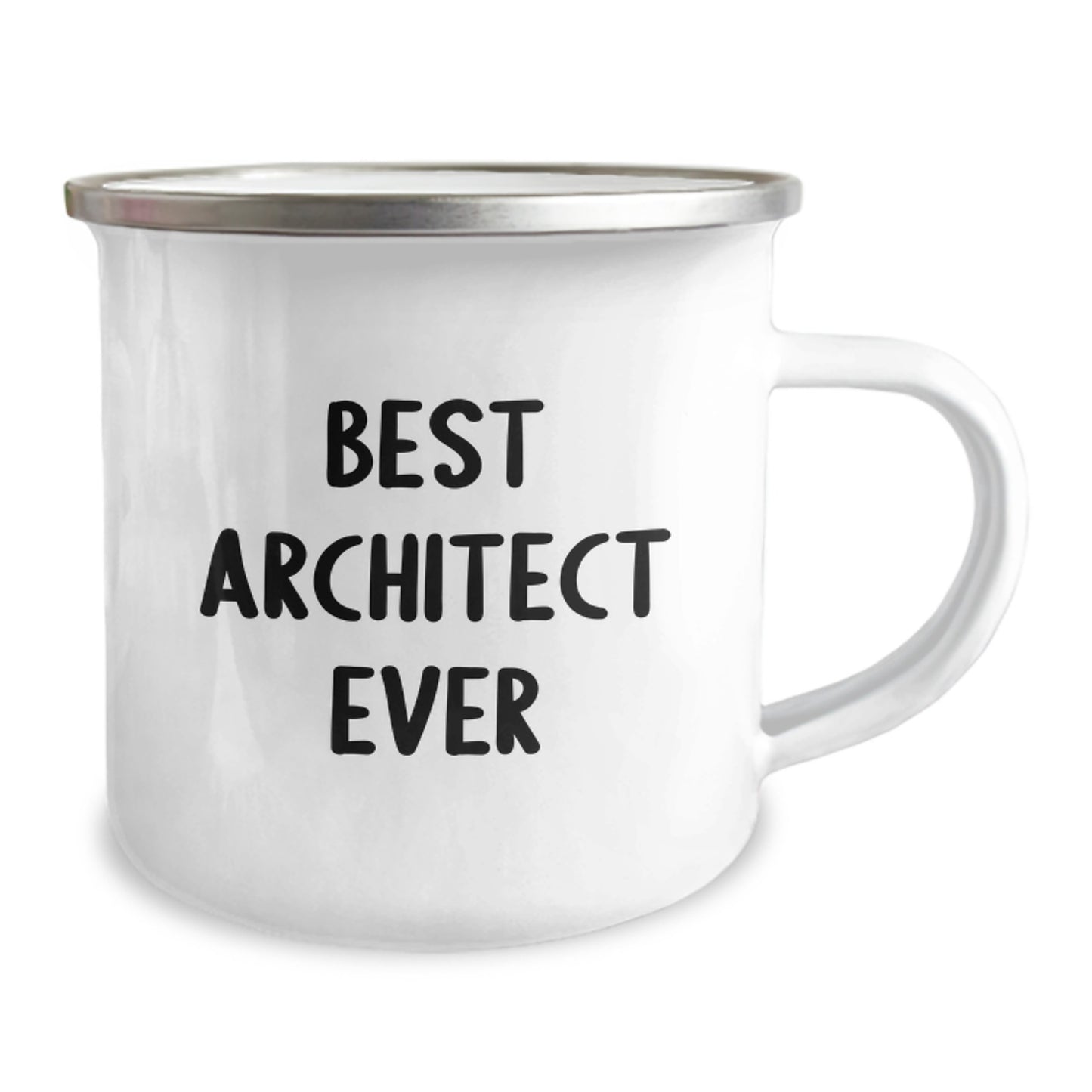 Funny Quote Gifts for Architects - Best Architect Ever Camping Mug, 12 oz Stainless Steel with Enamel Finish, Birthday Unique Gifts from Friends to Men - Image 2