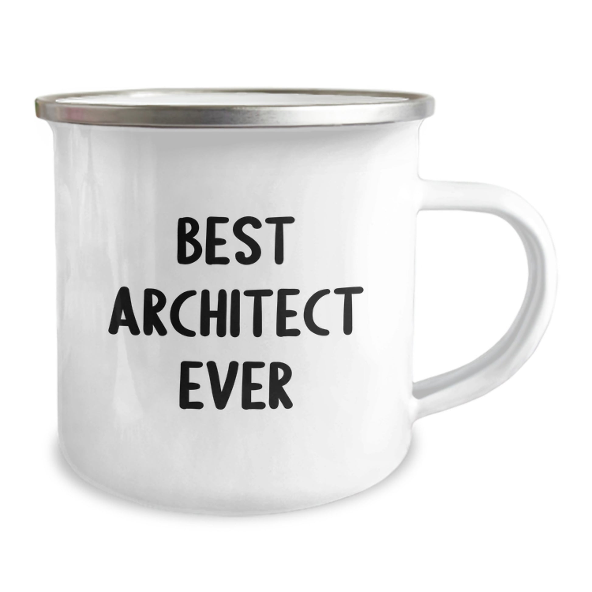 Funny Quote Gifts for Architects - Best Architect Ever Camping Mug, 12 oz Stainless Steel with Enamel Finish, Birthday Unique Gifts from Friends to Men - Image 2