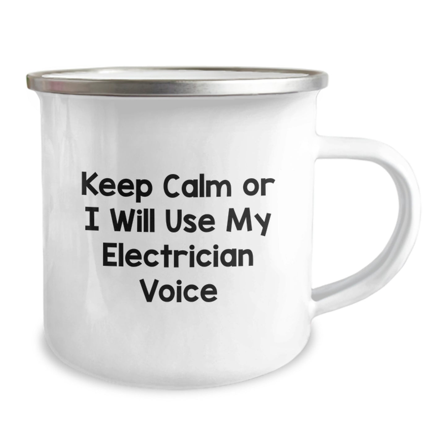 Electrician Keepsake Camping Mug for Him Graduation Gift With Quote - Image 2
