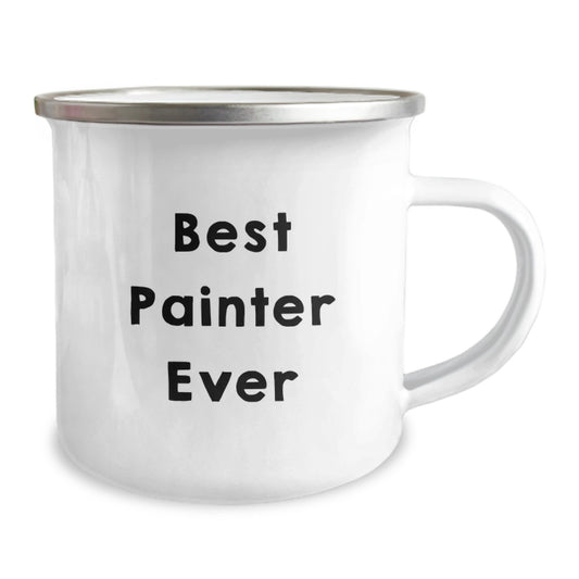 Funny Birthday Unique Gifts from Friends for Best Painter Ever - Unique Camping Mug for Artist - Image 2