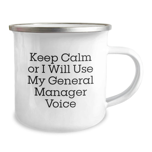 General Manager Keepsake Camping Mug for Him Birthday Gift - Image 2