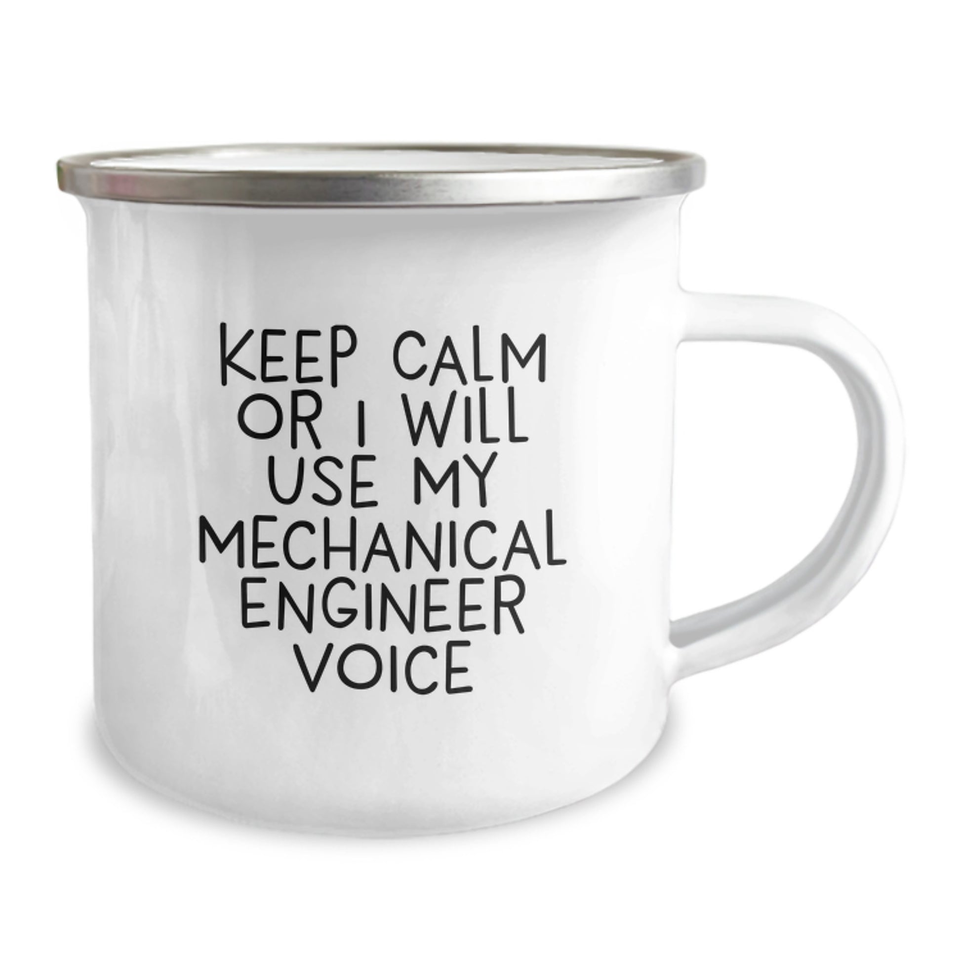 Funny Mechanical Engineer Gifts for Mom - Camping Mug - Keep Calm Or I Will Use My Mechanical Engineer Voice - Unique Mother's Day Unique Gifts from Family - Image 2