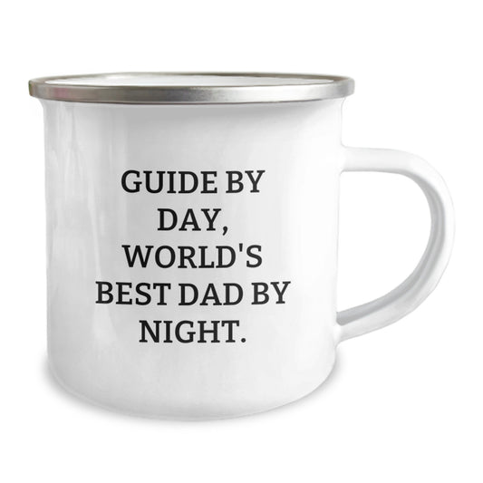 Guide Enthusiast Gifts from Dad to World's Best Guide - Funny Camping Mug for Valentine's Unique Gifts - Image 2
