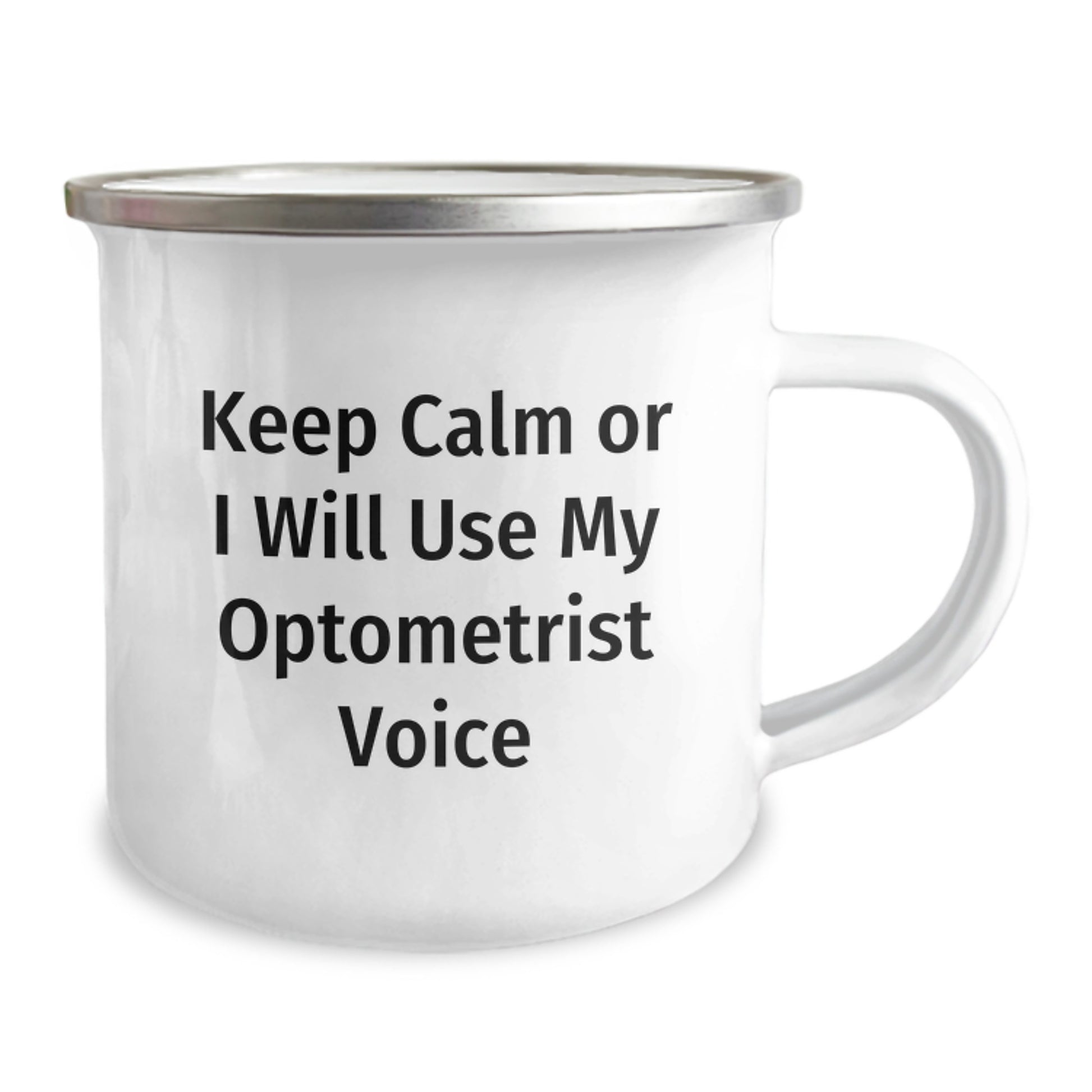 Optometrist Camping Mug Keepsake Quirky Fun Birthday Gift for Him - Image 2