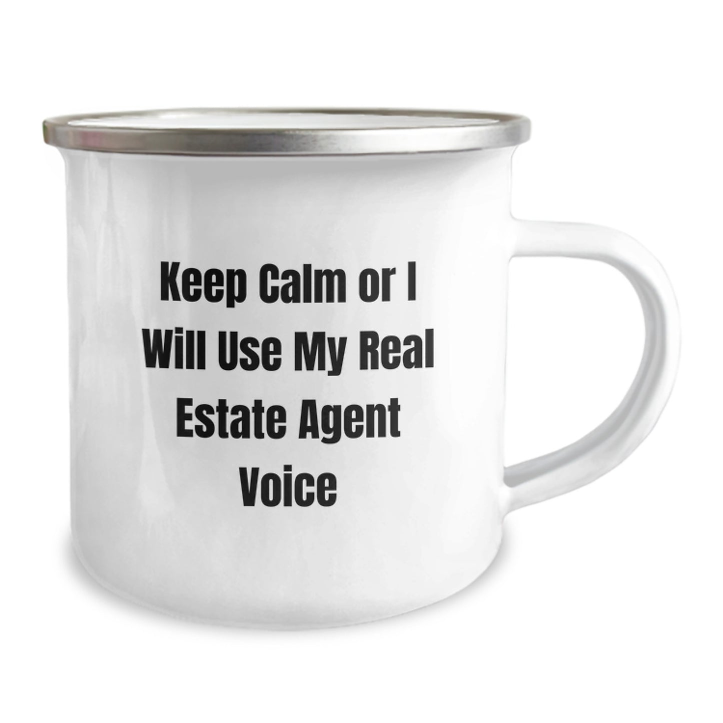 Real Estate Agent Keepsake Camping Mug for Him Graduation Gift - Image 2