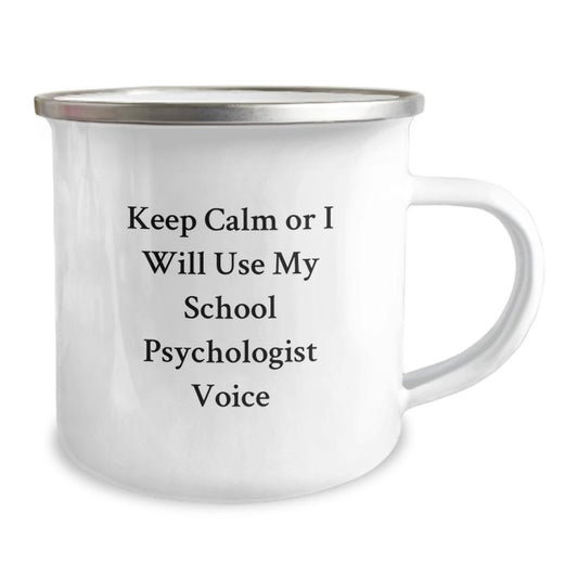 School Psychologist Keepsake Camping Mug for Him Birthday Gift Personal - Image 2