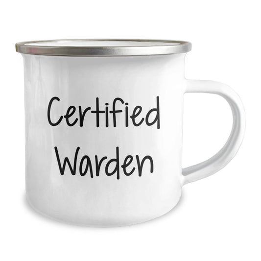 Gifts from Friends for Warden - Funny Certified Warden Camping Mug, Birthday Unique Gifts for Men, Women, Family - Funny Quote, Camping Mug for Outdoor Enthusiasts, Warden Love Gifts - Image 2