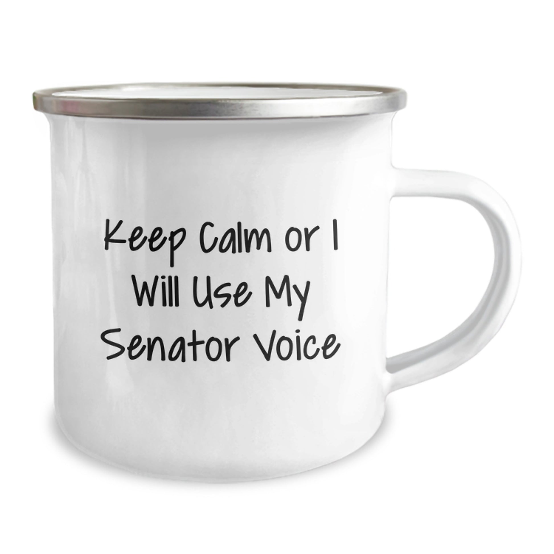 Senator Keepsake Camping Mug for Him Birthday Gift Keep Calm Stainless - Image 2