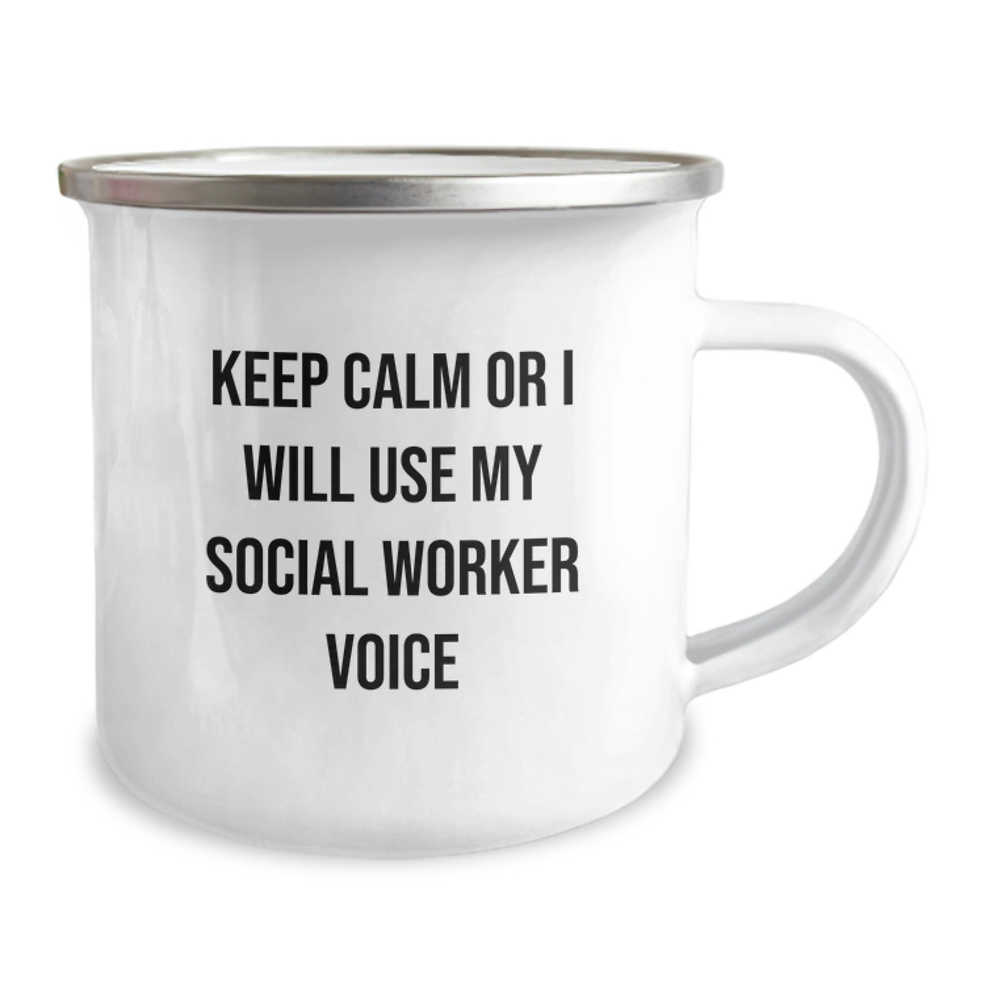 Social Worker Keepsake Camping Mug for Him Birthday Gift - Image 2